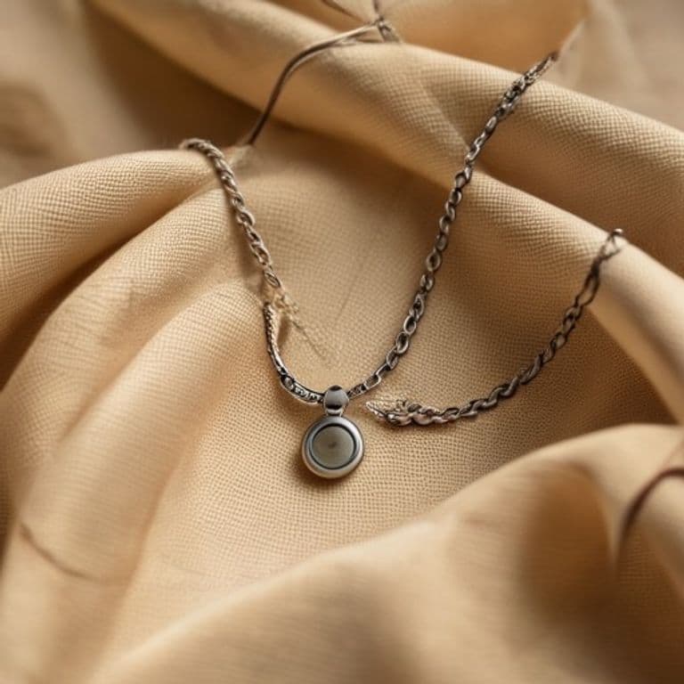 Vintage Thai Silver Bell Necklace