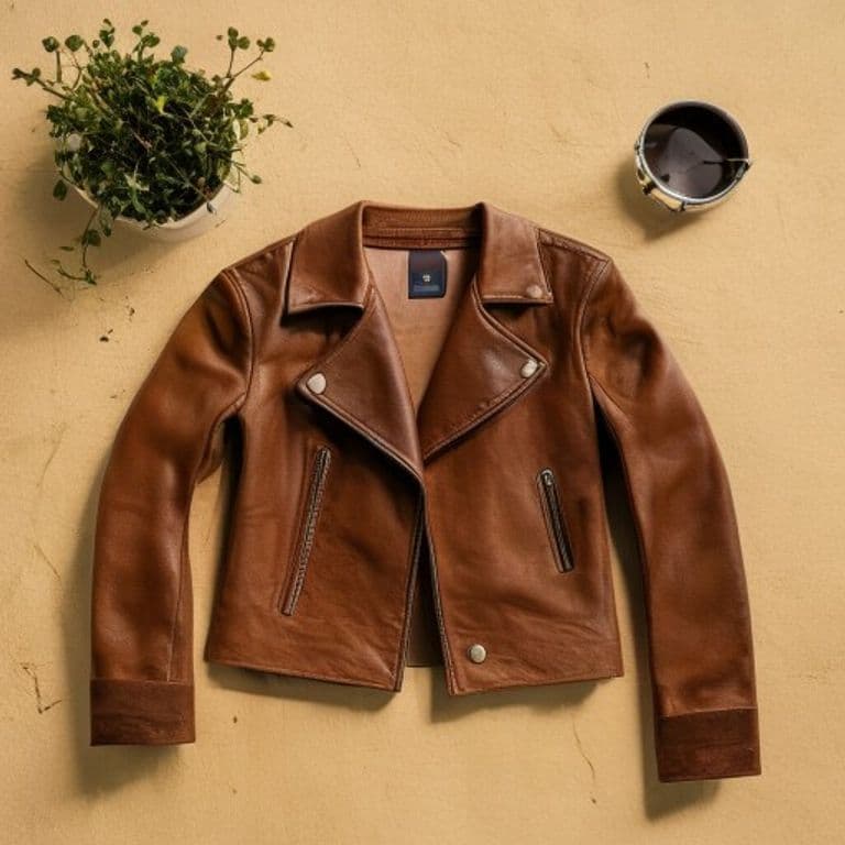 Vintage Leather Biker Jacket